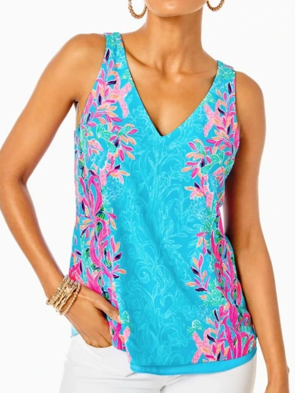 Lilly Pulitzer Florin Reversible Top